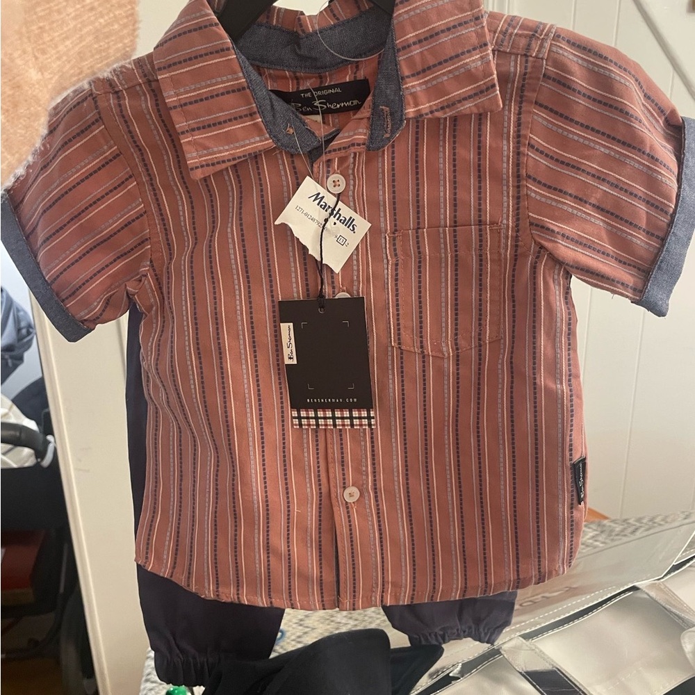 Tony Hawk Kids - Nautica Pink and Blue Baby Boy Outfit Bundle size 12-18 months